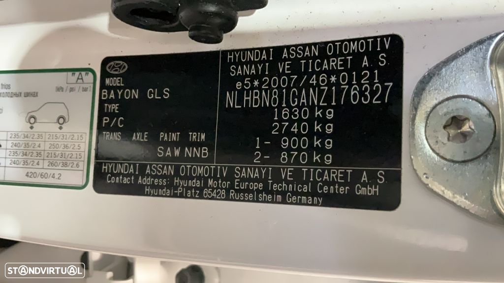 Hyundai Bayon 1.0 T-GDI Premium - 12