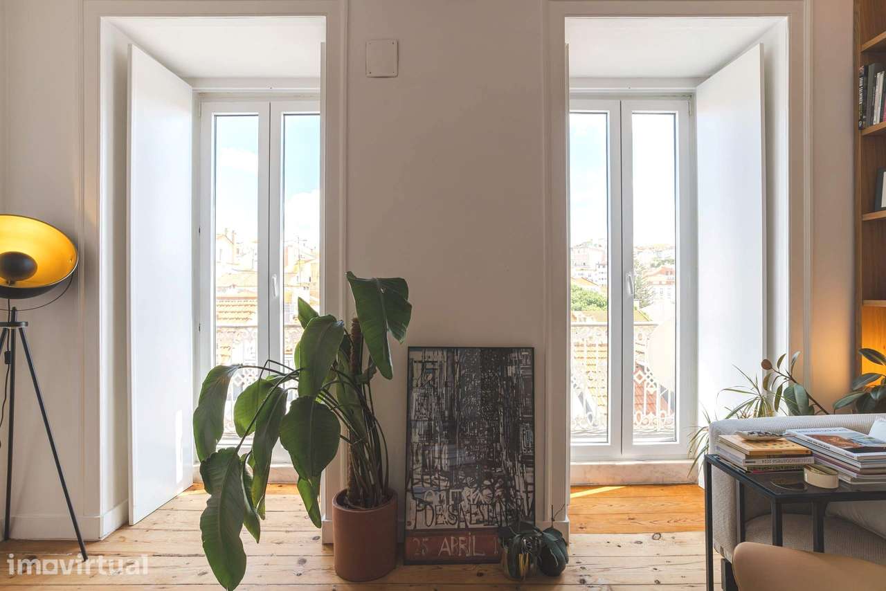 Apartamento T1 com vista da cidade na zona do Príncipe Real - Grande imagem: 4/22