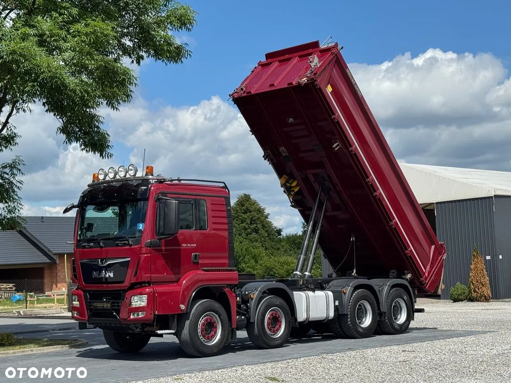 MAN TGS 35.460 // 8X4 // MANUAL // RESOR // MEILLER KIPPER 16 m3-3STRONNY // BURTA 110 // DWIE KAMERY // Z NIEMIEC - 17