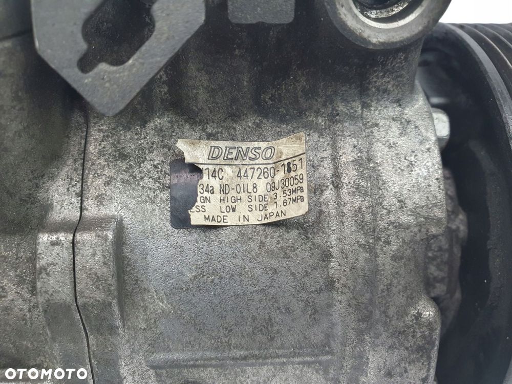 SPRĘŻARKA KLIMATYZACJI BMW E87 E90 2.0 D denso 6452 6987862-02 22527010 - 10