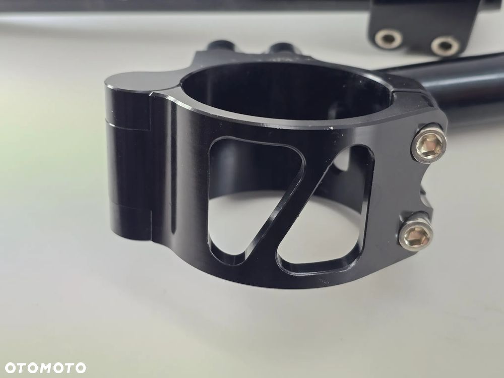 KIEROWNICA DWUCZĘŚCIOWA CLIP-ON UCHWYT 55MM CZARNA BMW KAWASAKI SUZUKI YAMAHA - 11