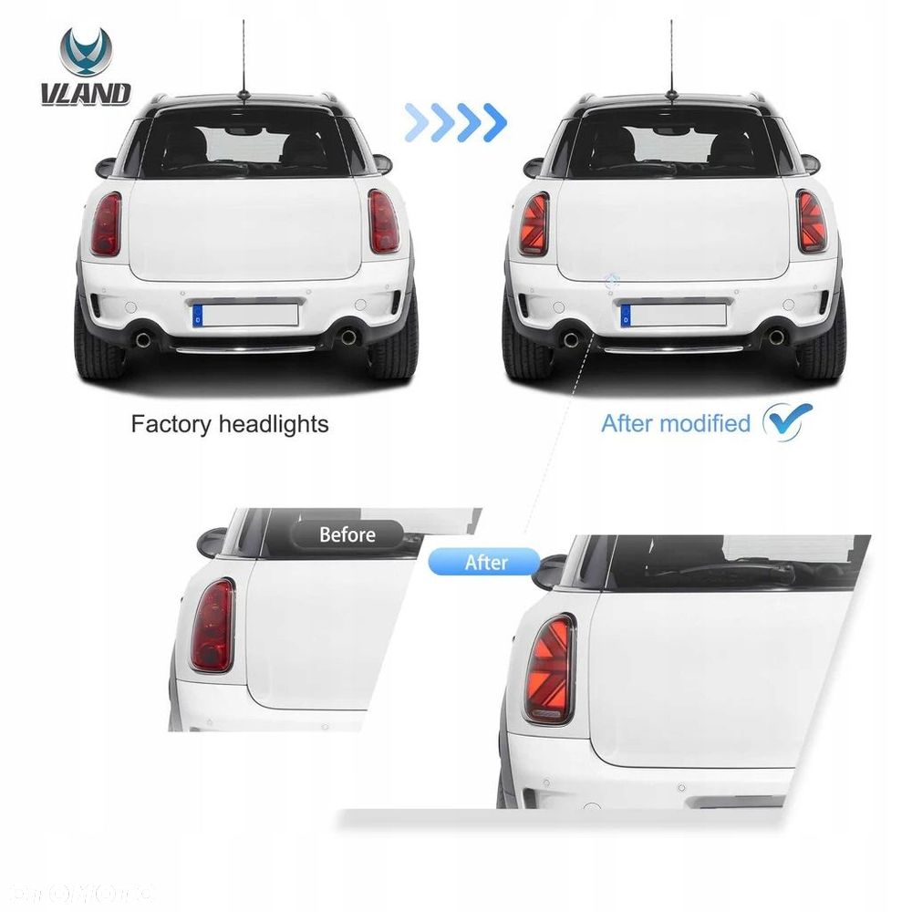 Lampy tylne kpl Bar Diodowe DTS Dynamiczne Mini Countryman r60 - 12