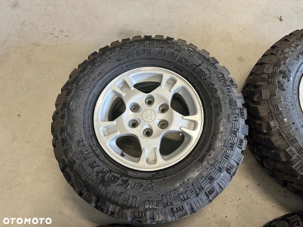 Oryginalne Alufelgi Mitshubishi 16'' + opony Yokkohama LT265/75R16 - 4