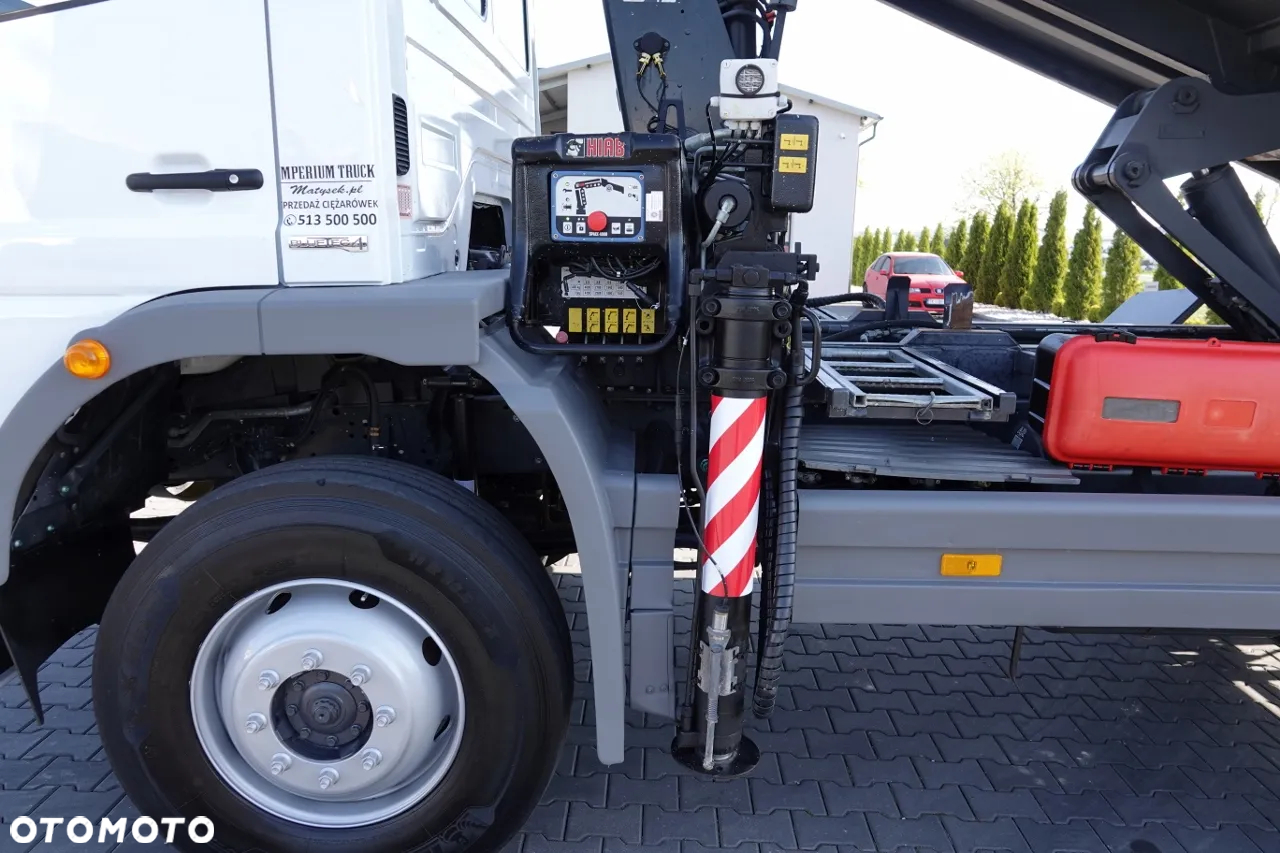 Mercedes-Benz ATEGO 16.24 / 4X4 / WYWROTKA + HDS HIAB 111 BS-2  / PILOT /  ROTATOR /MANUAL - 7