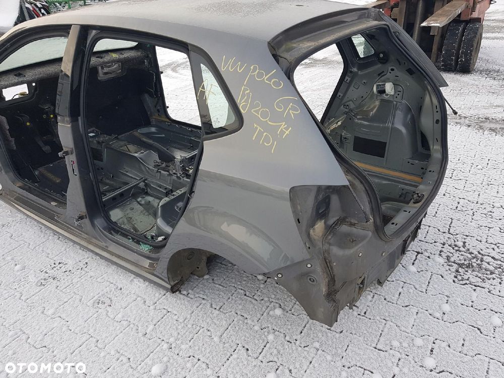 VW POLO 6R 09-14r BŁOTNIK ĆWIARTKA LEWA TYŁ TYLNA LD7R 5D - 1