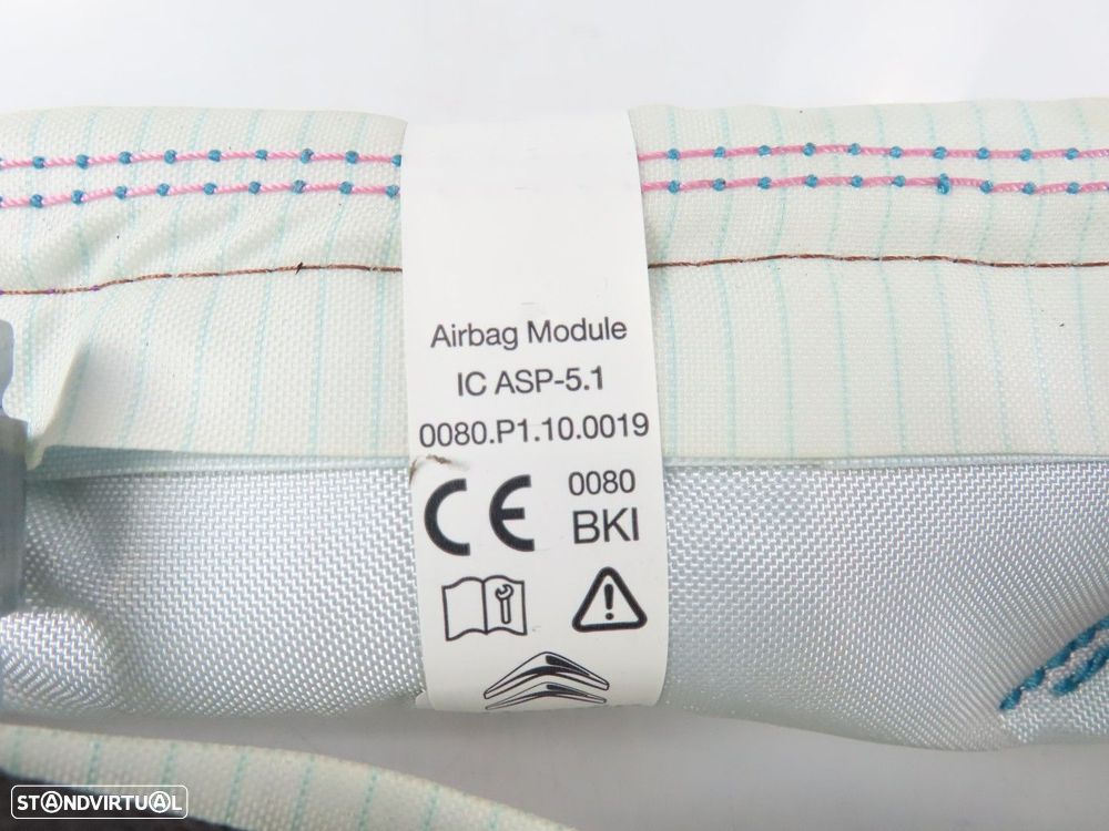 Airbag Cortina Esquerdo Usado / Original CITROEN C4 CACTUS 9804358980 - 3