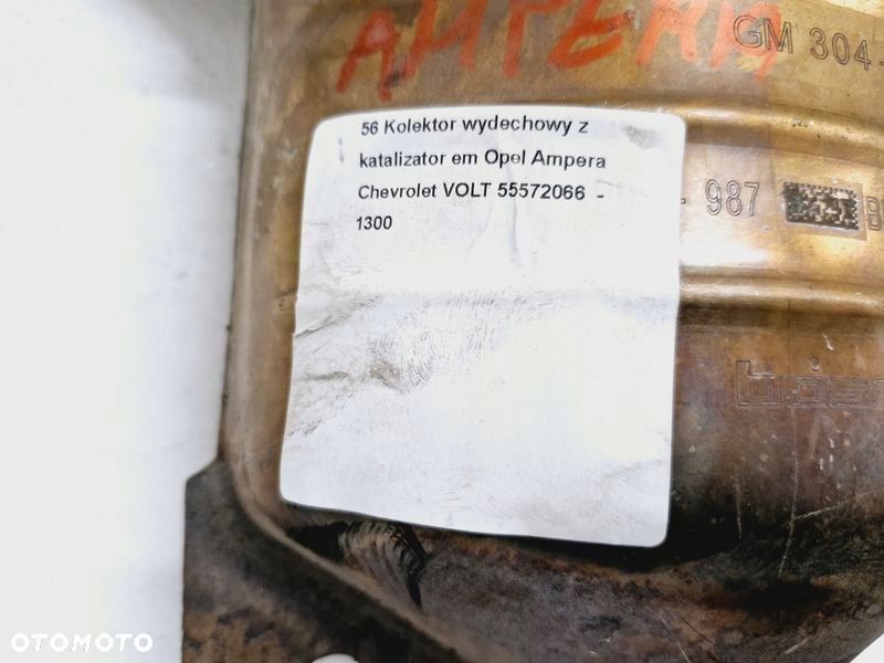 OPEL AMPERA VOLT HYBRYDA KOLEKTOR WYDECHOWY KATALIZATOR 55572066 - 5