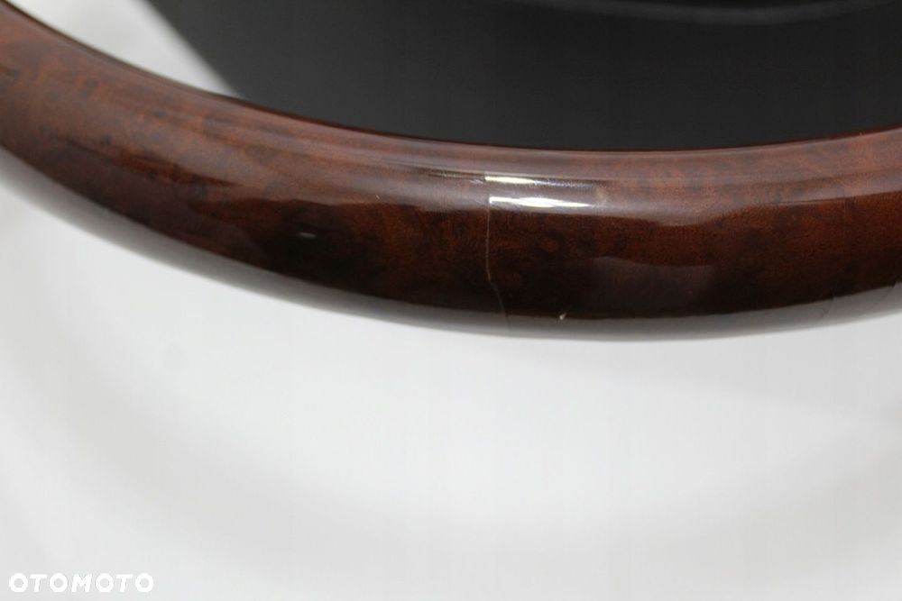 Kierownica drewno orzech skóra czarna OE Mercedes SL R230 W230 SL350 SL500 - 11