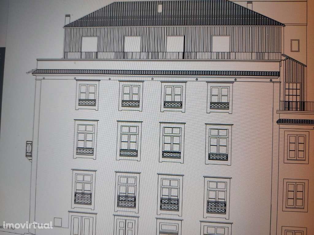 Prédio para reabilitar c/ projeto aprovado (Centro histórico) - Grande imagem: 5/12