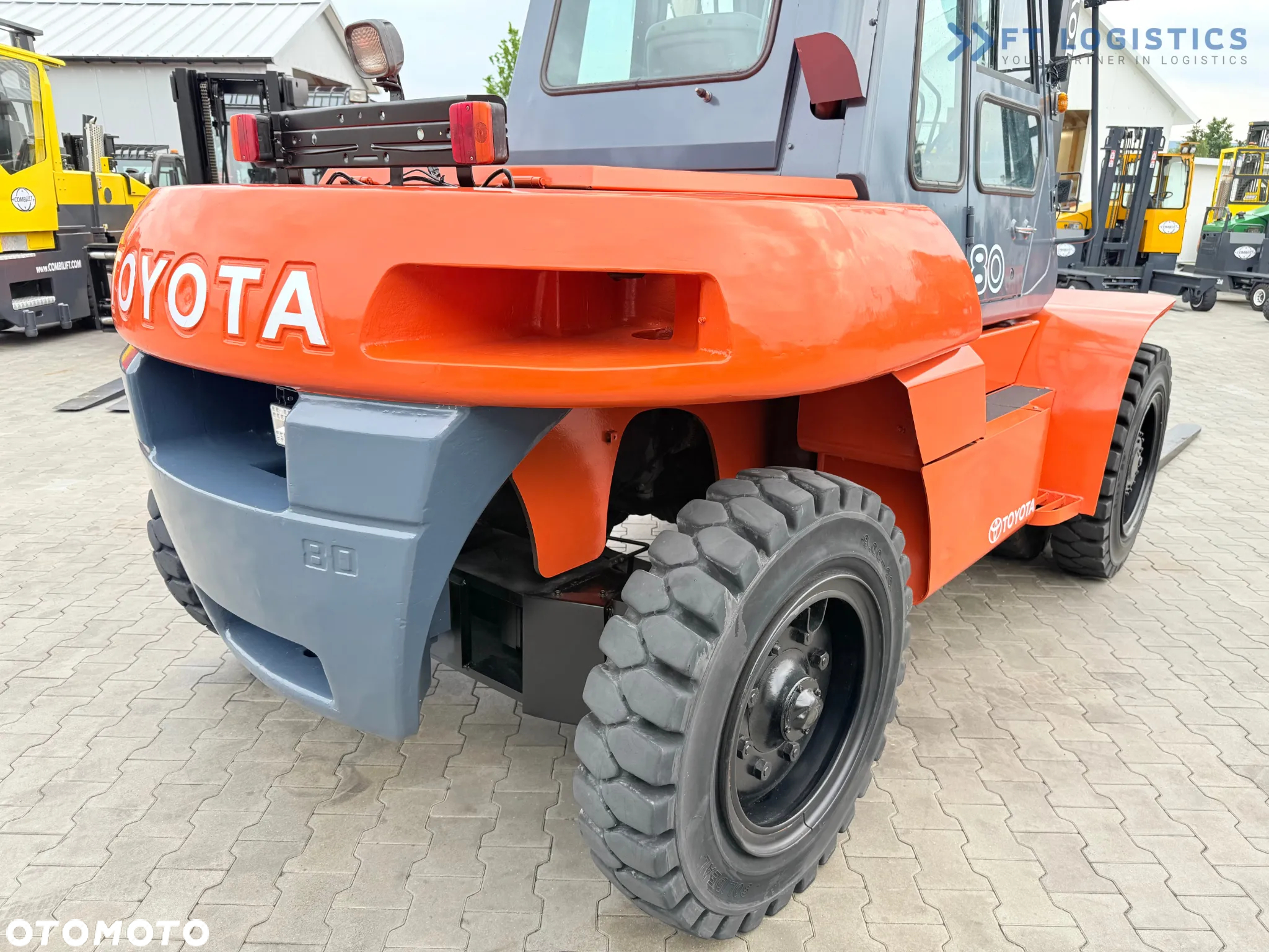 Toyota 60-5FD80 / DIESEL / DUPLEX - 4500MM / NOWE OPONY / KABINA OGRZEWANA / 8 TON / UDT / STAN IDEALNY - 9