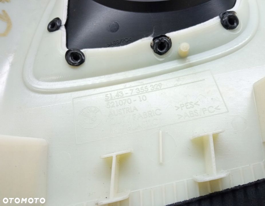 OSŁONA SŁUPKA LEWA ALKANTARA BMW G11 G12 7355329 - 4