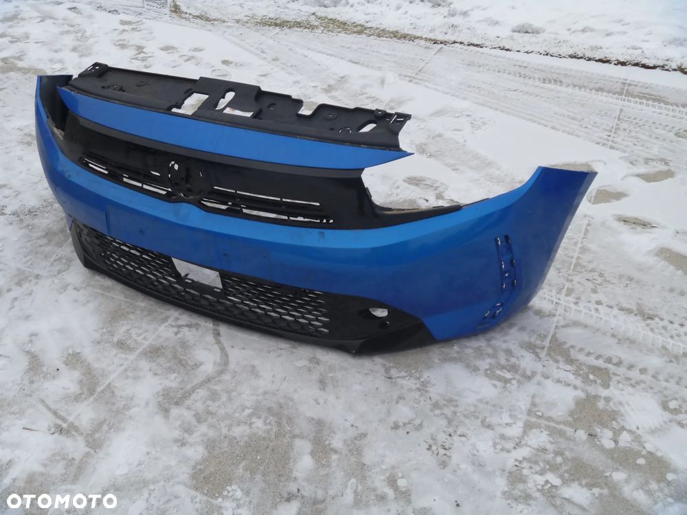 OPEL CORSA F LIFT ZDERZAK PRZEDNI ATRAPA KRATKA ORYGINAŁ ŁADNY - 2