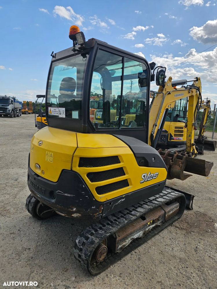 Yanmar SV26 miniexcavator pe senile 4 cilindri - 6