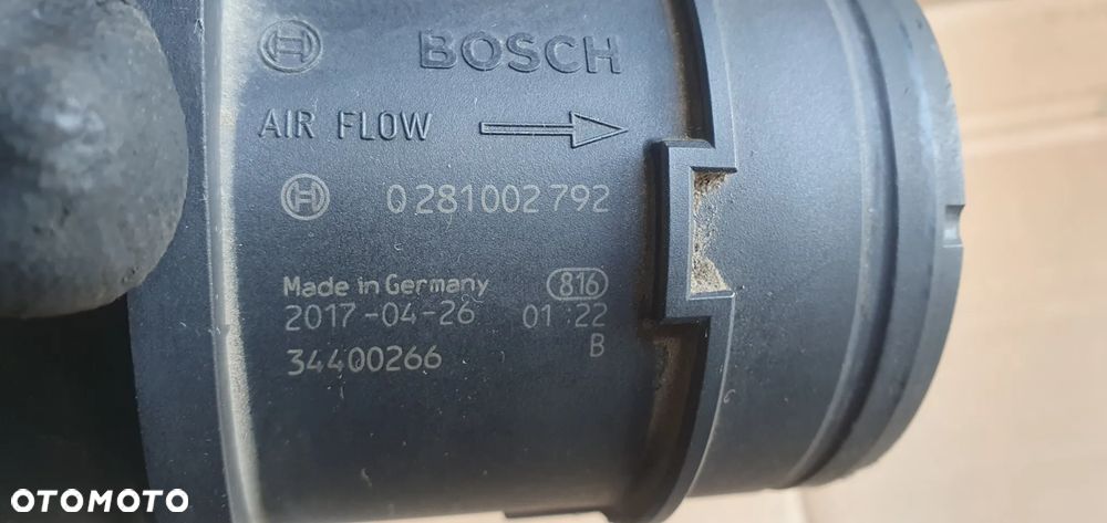 Przepływomierz powietrza Fiat Dobo I Lift 1.3 Multijet 0281002792 - 7