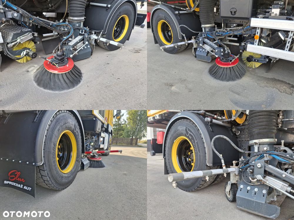 Volvo FMX 420 Zamiatarka BROCK VS 7 TECH Euro 6 PM2.5/10 Karcher 100 BAR Listwy Ciśnieniowe Mycie Asfaltu W Szerokim Zakresie Szczotki L/R 2145 MTH Kamery 360 2021R Dodatkowy Zbiornik Wody Webasto - 3