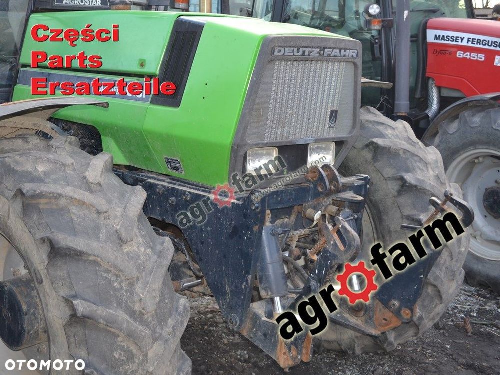 Deutz Agrostar 6.61 części, skrzynia biegów, oś - 2