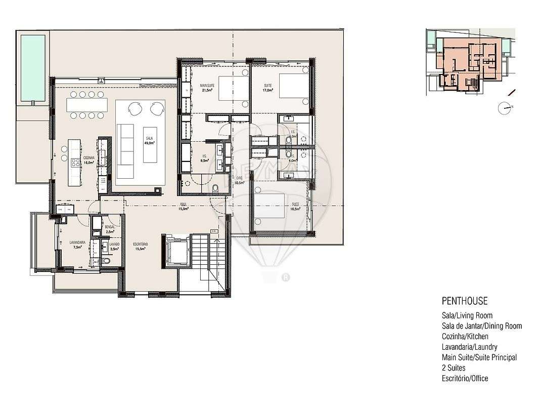 Apartamento T3 para venda - Grande imagem: 2/8