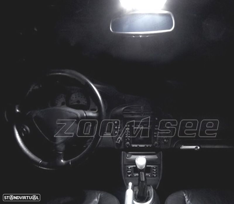 KIT COMPLETO 12 LAMPADAS LED INTERIOR PARA PORSCHE 911 996 CARRERA TURBO GT LED 98-05 - 4