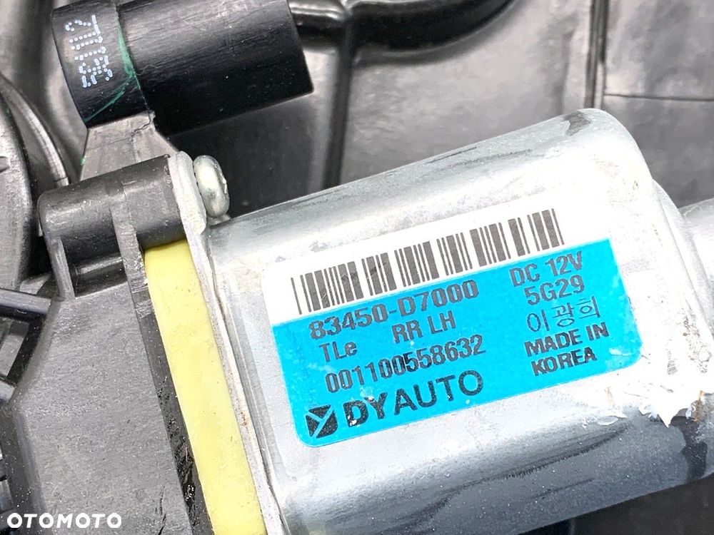 PODNOŚNIK SZYBY LEWY TYŁ  HYUNDAI TUCSON (TL, TLE) 2015 - 2022 1.6 T-GDi 130 kW [177 KM] benzyna - 3