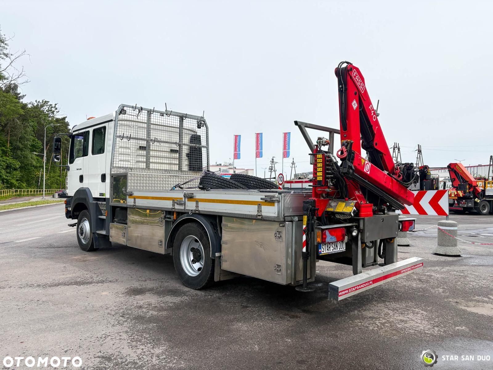 MAN TGM 13.290 4x4 BI FASSI F40B22 Żuraw Wciągarka DOKA - 9