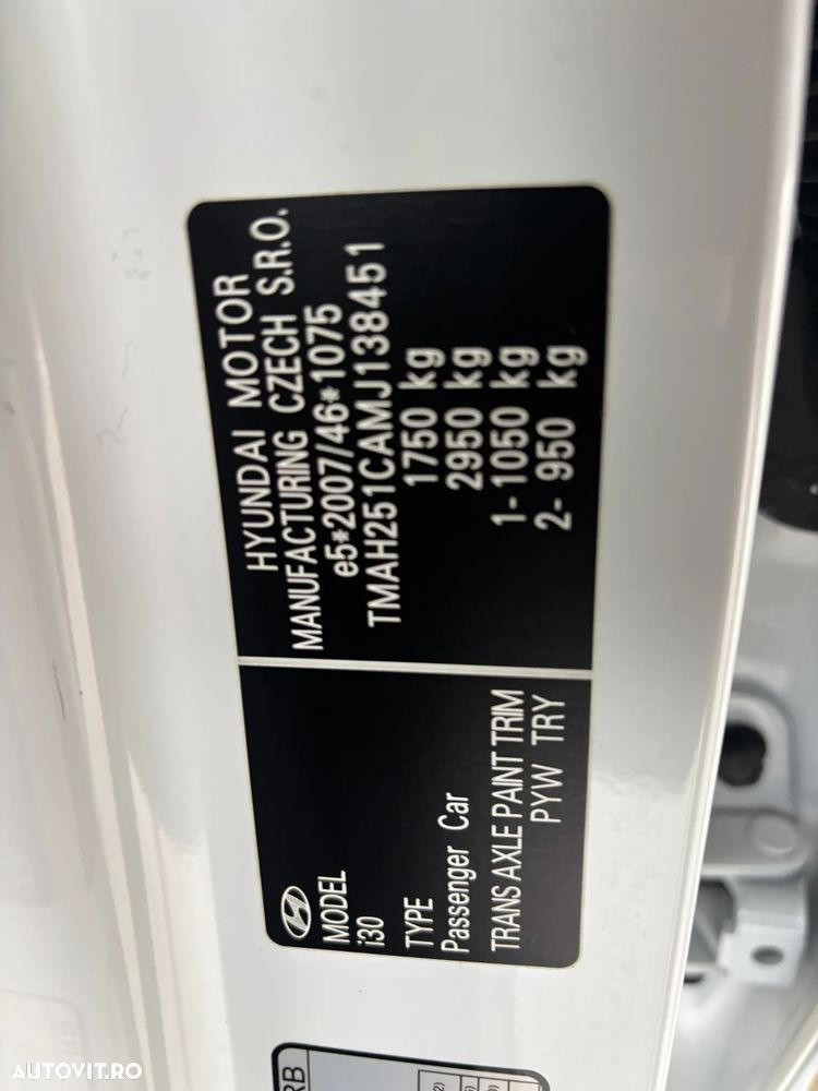 Hyundai i30 1.5 110CP 5DR M/T Comfort - 32