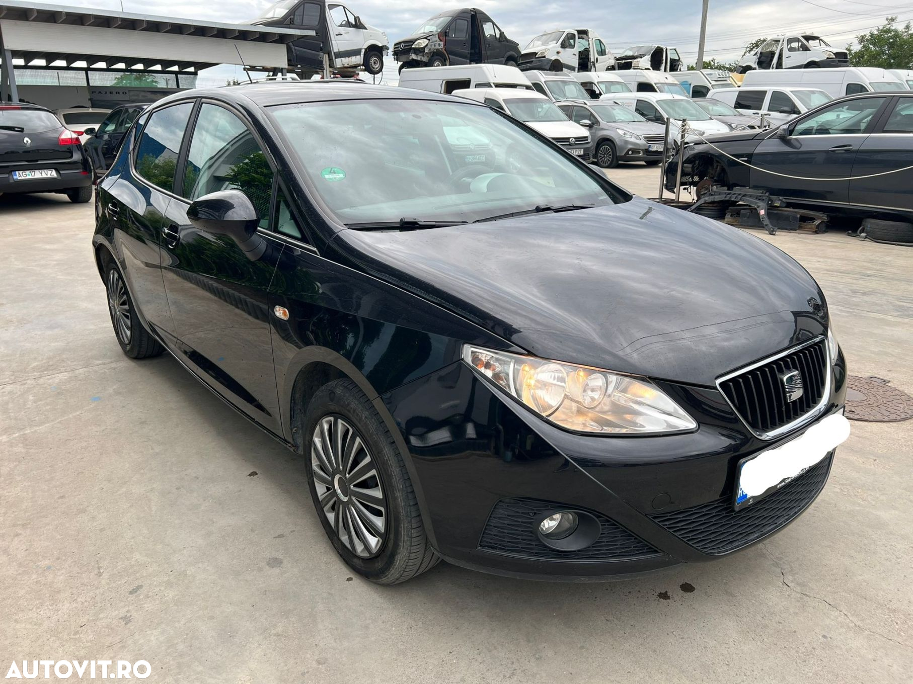 Fata completa Seat Ibiza 2009 Hatchback Negru - 2
