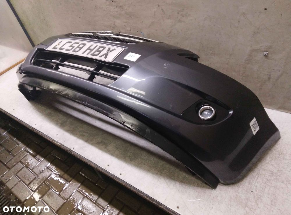 ^ ZDERZAK PRZÓD PRZEDNI KIA CEED 5K SZARY GRAFIT HALOGENY - 4