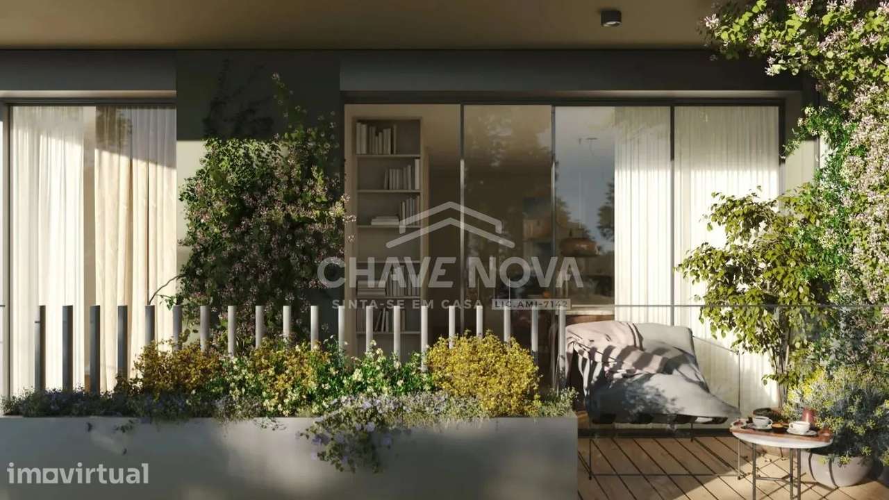 T1+1 em condomínio fechado, com terraço e lugar de garagem - CO - Grande imagem: 5/10