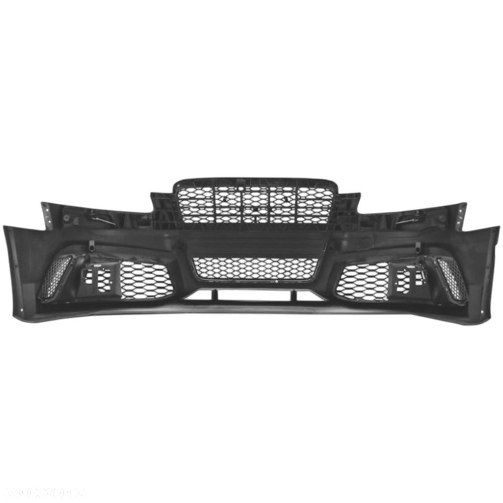 AUDI A6 C6 2004-2011 RS LOOK ZDERZAK KOMPLETNY PRZÓD GRILL ATRAPA ZAŚLEPKA - 3