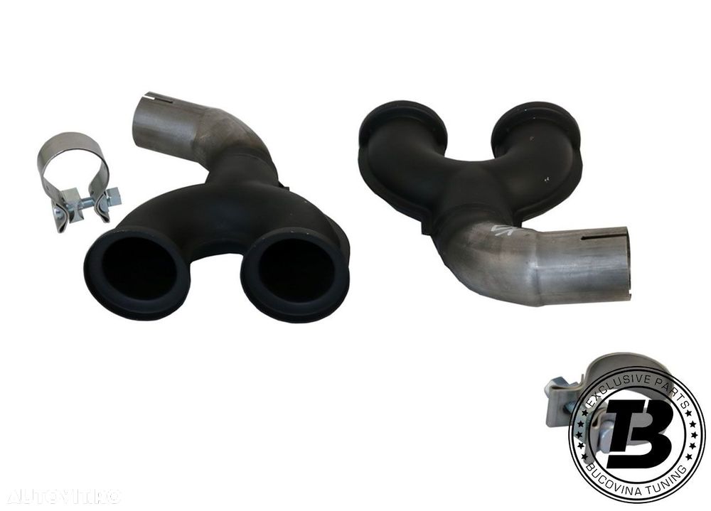 Difuzor Bara Spate cu Ornamente compatibil cu Audi Q5 FY SQ5 Design - 12