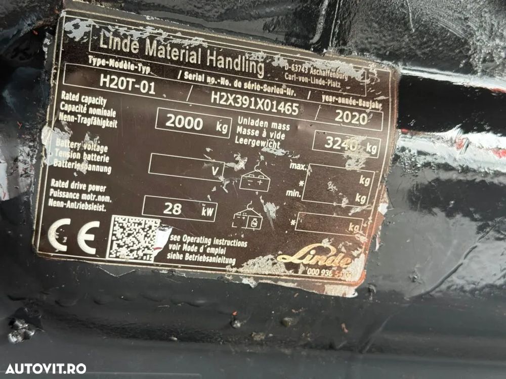 Linde H20T-01, CATARG TRIPLEX - 6