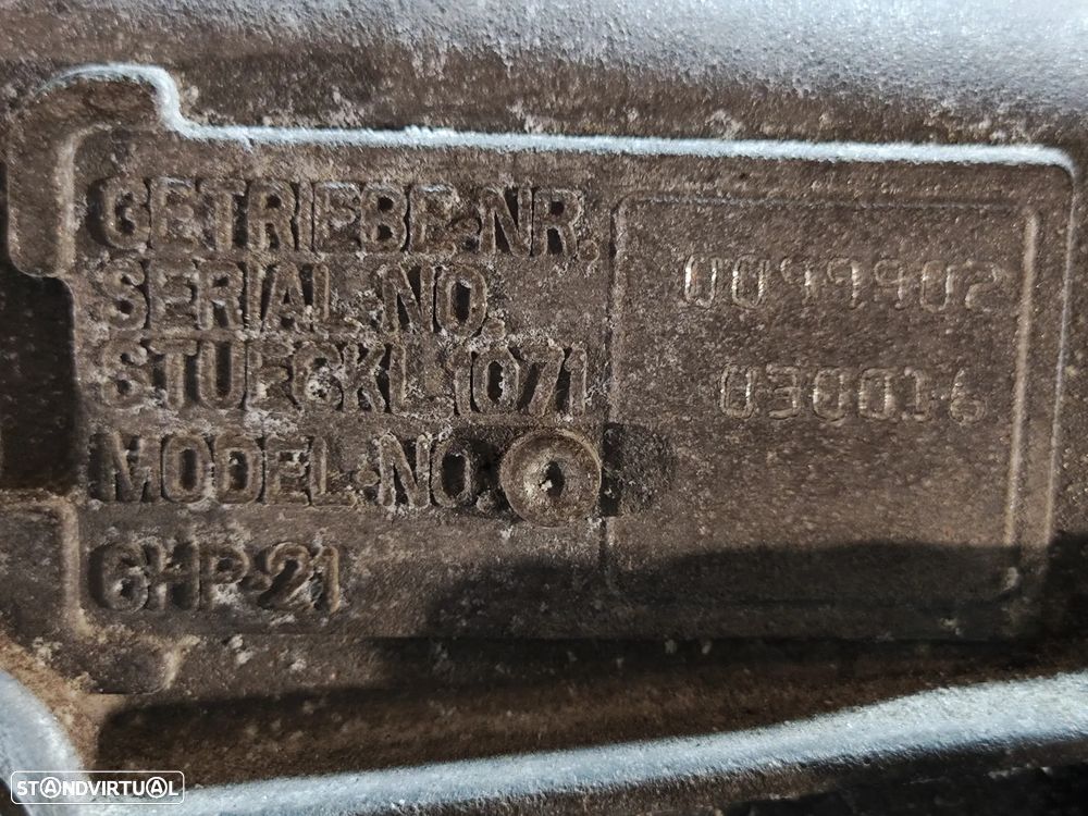 CAIXA DE VELOCIDADES AUTOMÁTICA BMW SERIE 3 E92 COUPE 320D 2.0 16V 177CV N47D20A WNO 107103207WNO 0099902 030016 1071032074 6HP217124480 6HP21 7124480 7576182 E90 E91 E93 SERIE 1 E81 E82 E87 E88 - 8