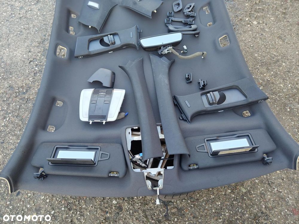 MERCEDES W204 Kombi Podsufitka SUFIT SUFITÓWKA Czarna AMG Komplet - 9