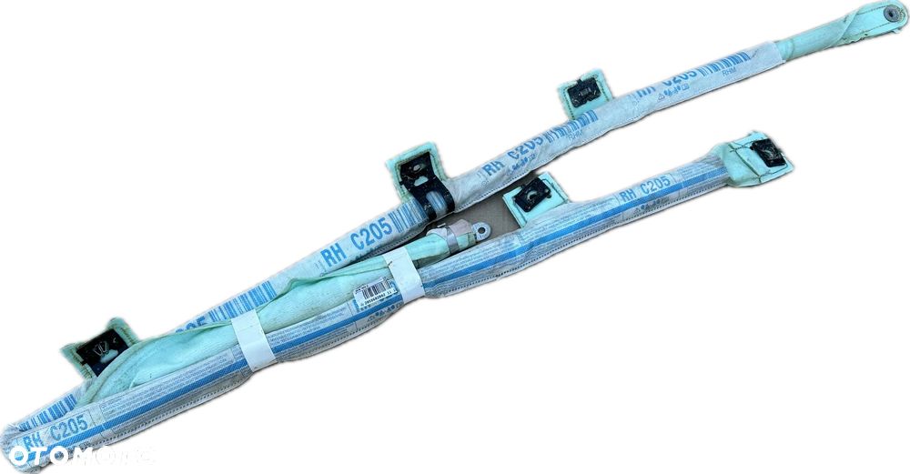 KURTYNA LEWA PODUSZKA SRS DACHOWA AIRBAG MERCEDES C W205 C205 COUPE ORYGINAL DEMONTAZ 2058602902 - 2