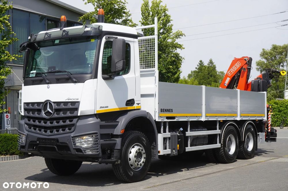 Mercedes-Benz Arocs 2633 burtowy / HDS FASSI F155A.0.23 / PILOT / 230 tys. km - 3