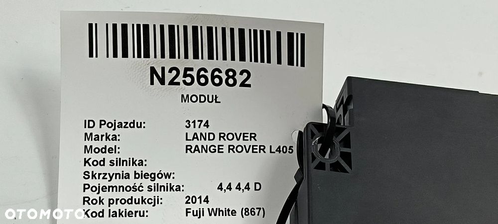 DPLA14G046BB Land Rover Range Rover L405 4.4 D automat 2014 Moduł / Sterownik fotela - 3