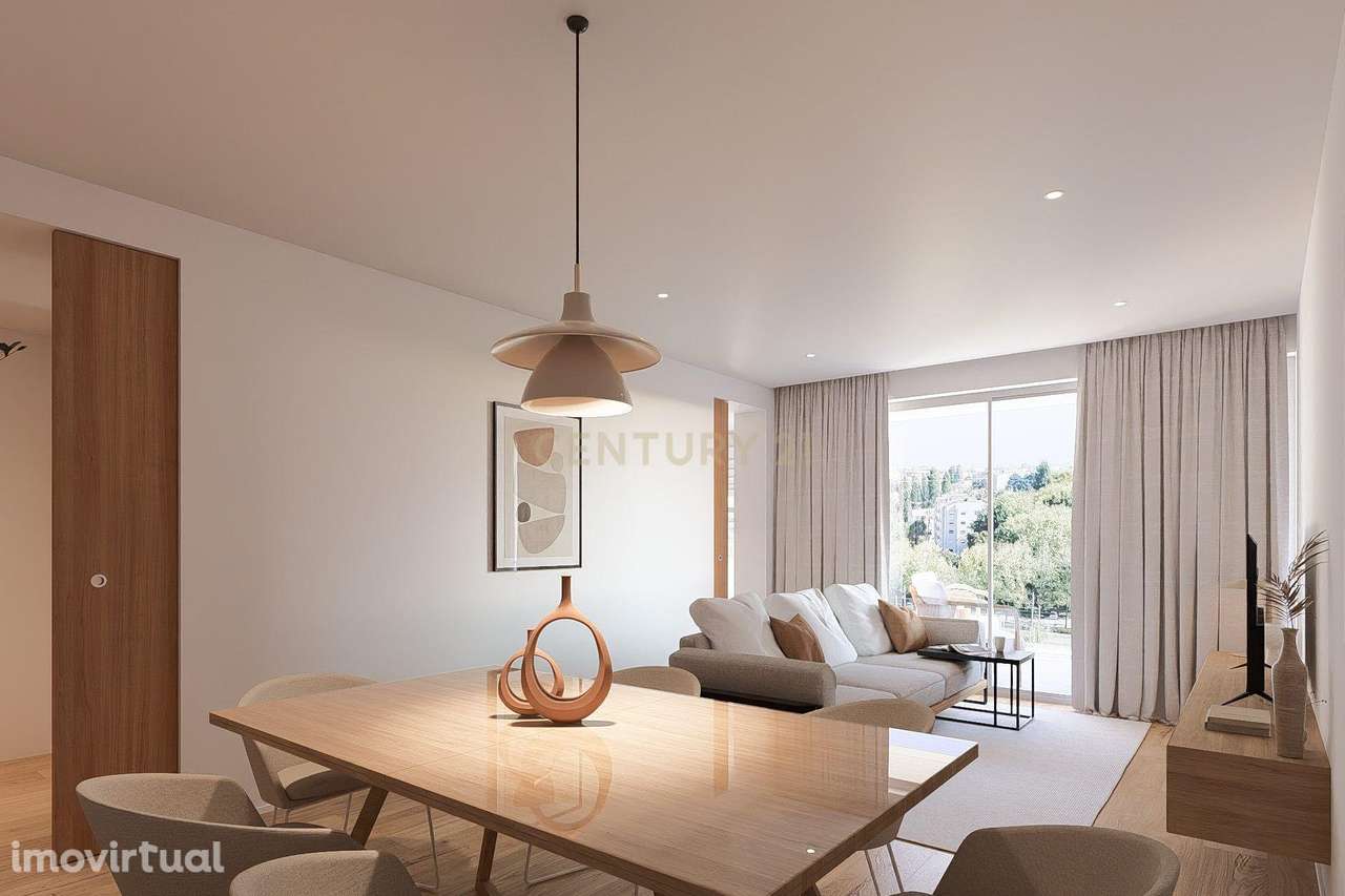 Condomínio do Sobreiro | T2 com 108m2 em Matosinhos, Senhora da Hora, - Grande imagem: 4/36