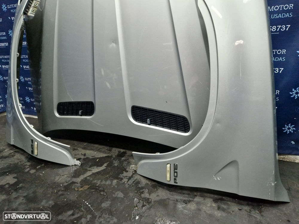 Frente completa usada BMW X5 E53 PRE LCI 3.0D XENON capot parachoques oticas guardalamas - 18