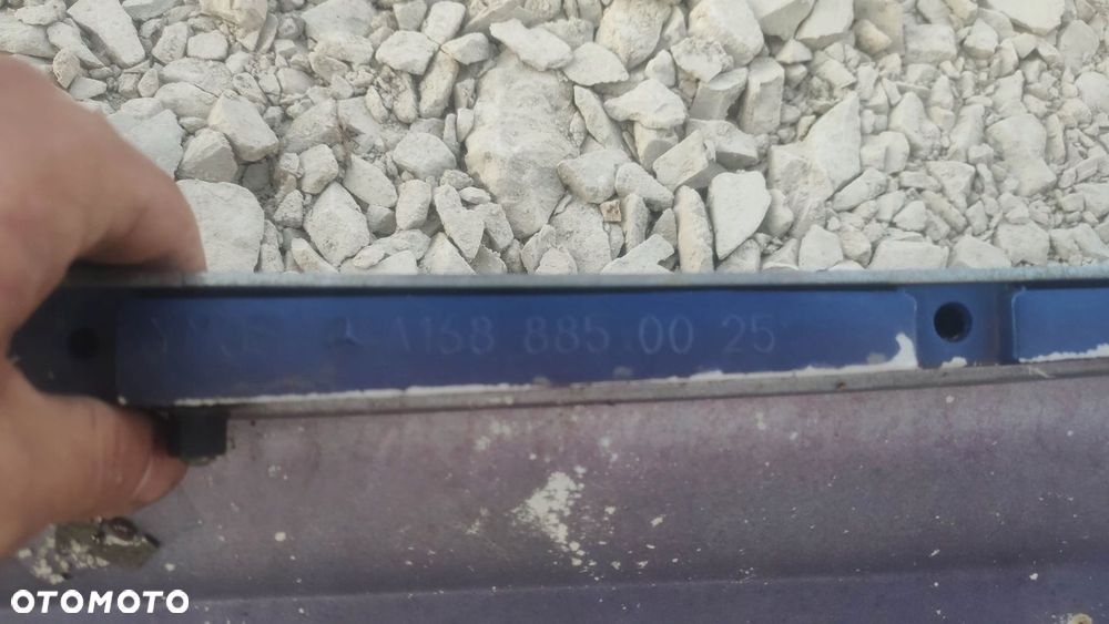 EU ZDERZAK PRZÓD MERCEDES A-KLASA W168 A168 CHROM - 7