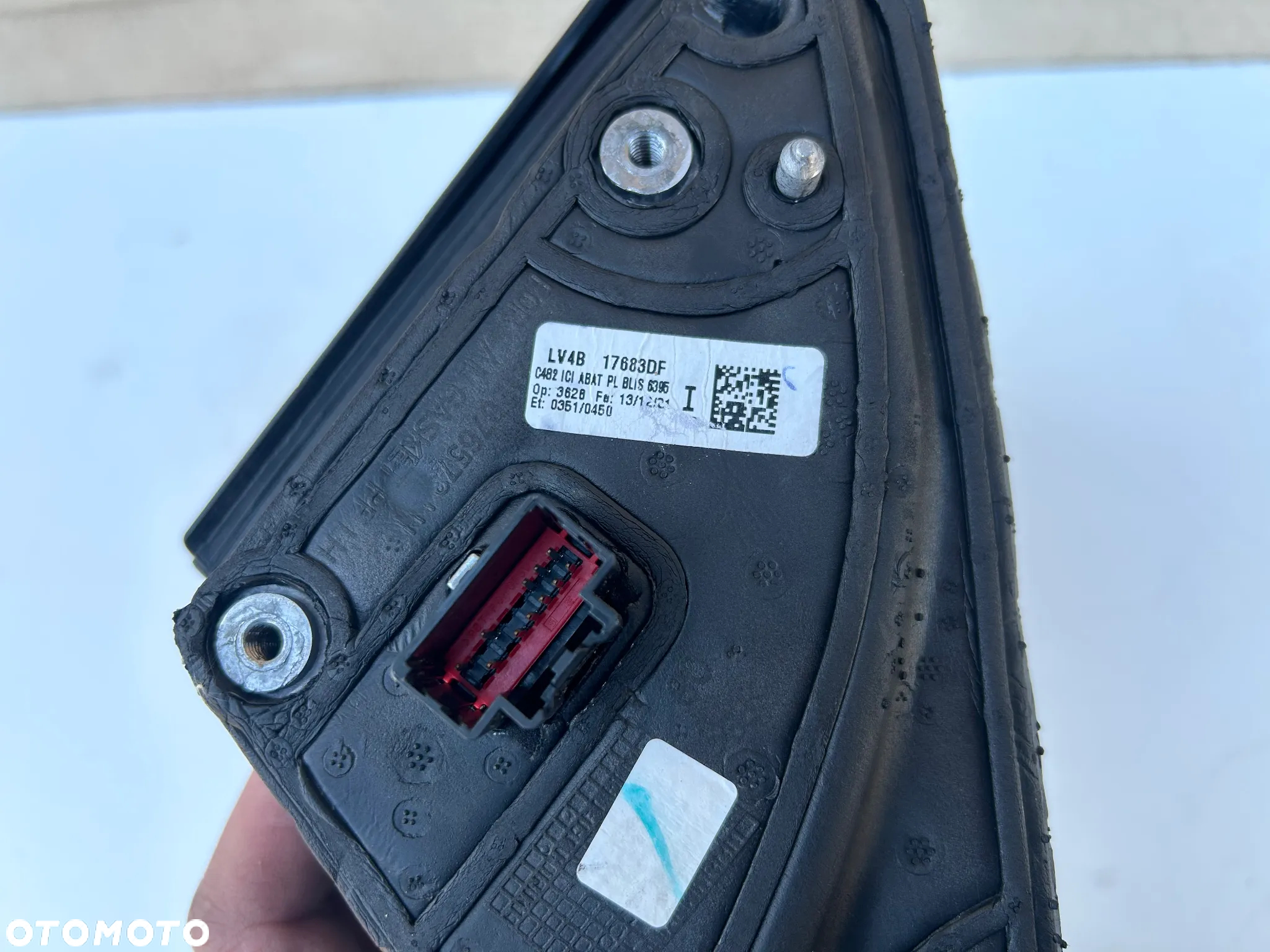 FORD KUGA MK3 LUSTERKO ZEWNĘTRZNE LEWE 11PIN LV4B17683DF - 4
