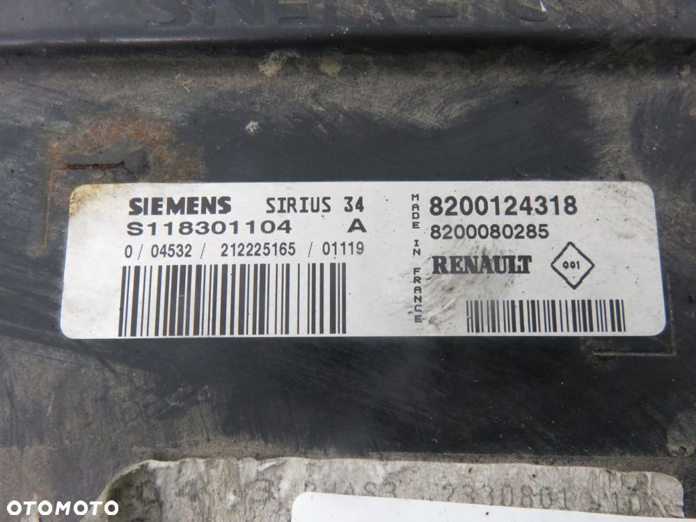 STEROWNIK RENAULT SCENIC I FL 2.0 S118301104 8200124318 8200080285 - 3