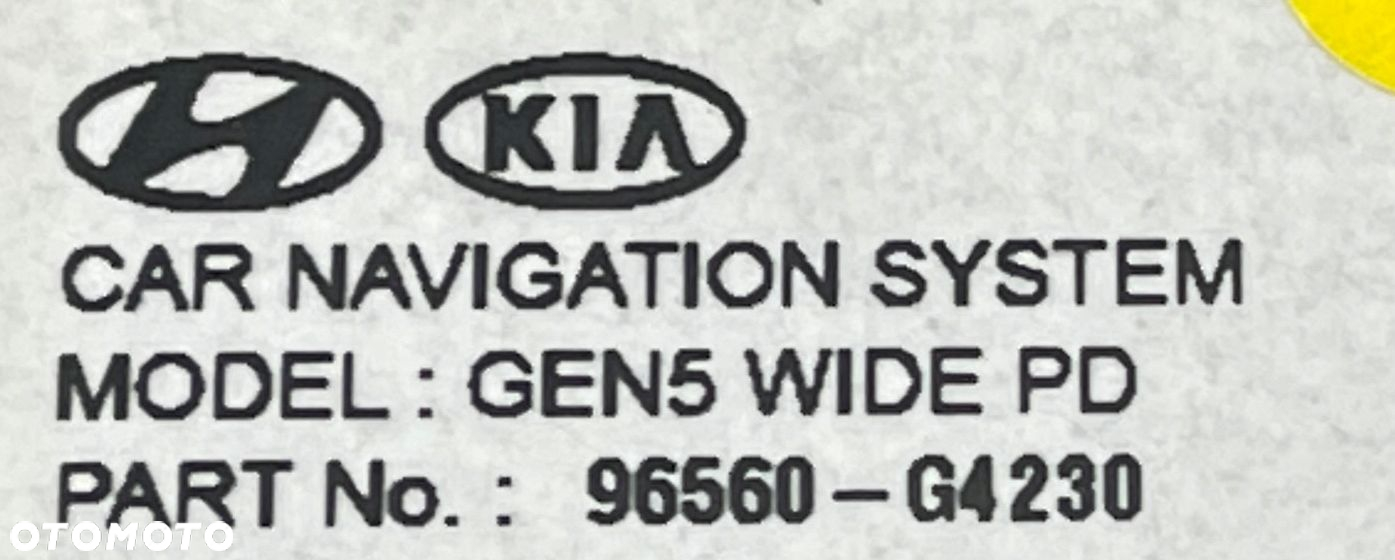 OE HYUNDAI I30 III LIFT RADIO NAWIGACJA GEN5 96560-G4230 - 5