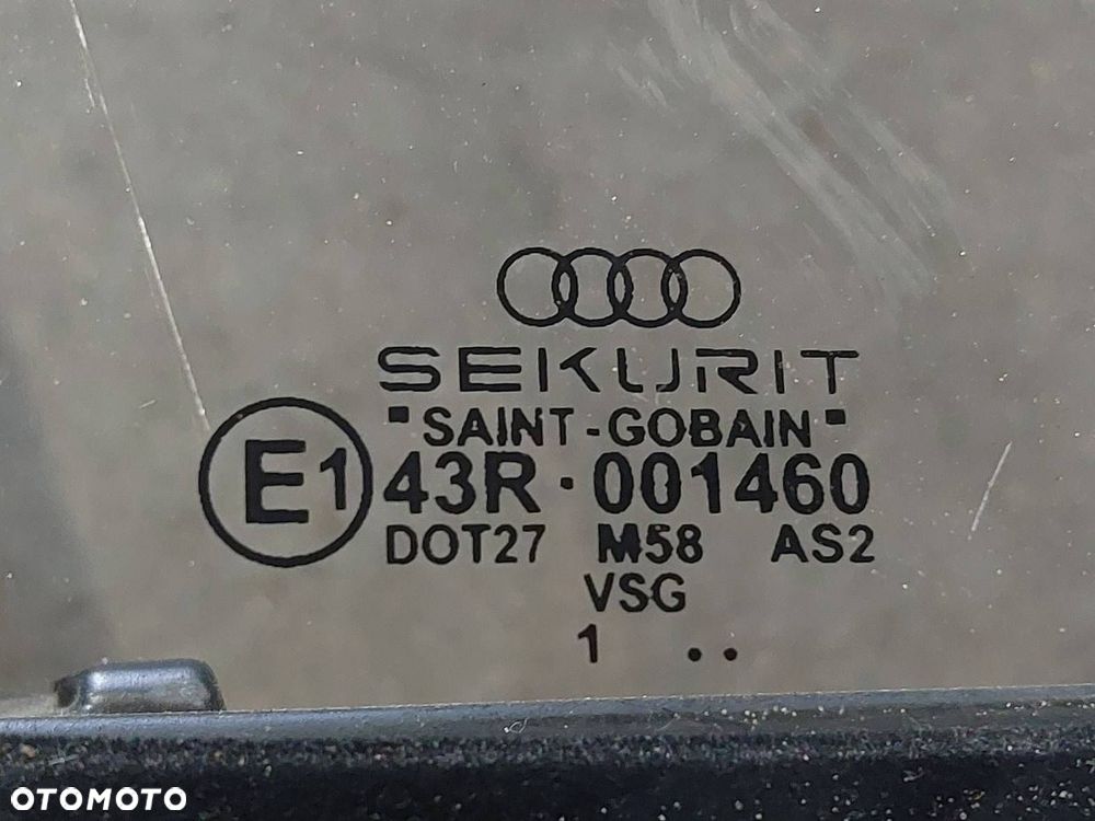 MECHANIZM PODNOŚNIK SZYBY DRZWI PRAWY PRZÓD AUDI A4 B6 8E0837630 - 4