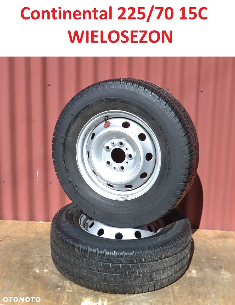 FIAT DUCATO Kola Kolo Opona wielosezon wielosezonowe Zapas Zapasowe Zapasówka Continental 225/70 15C