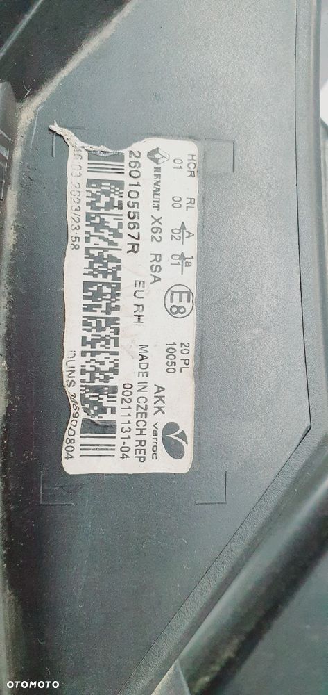 RENAULT MASTER 4 IV LIFT LAMPA PRZÓD PRAWA 260105567R ORYGINAŁ EUROPA - 10