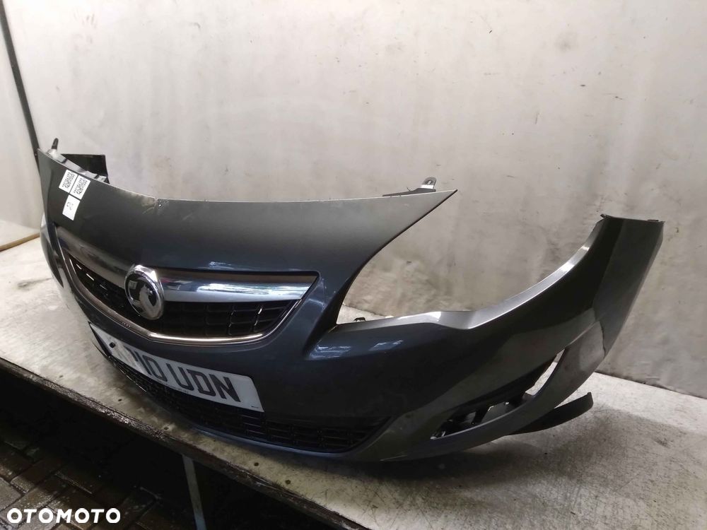 $ ZDERZAK PRZÓD PRZEDNI OPEL ASTRA J IV HALOGENY Z177 szary - 3