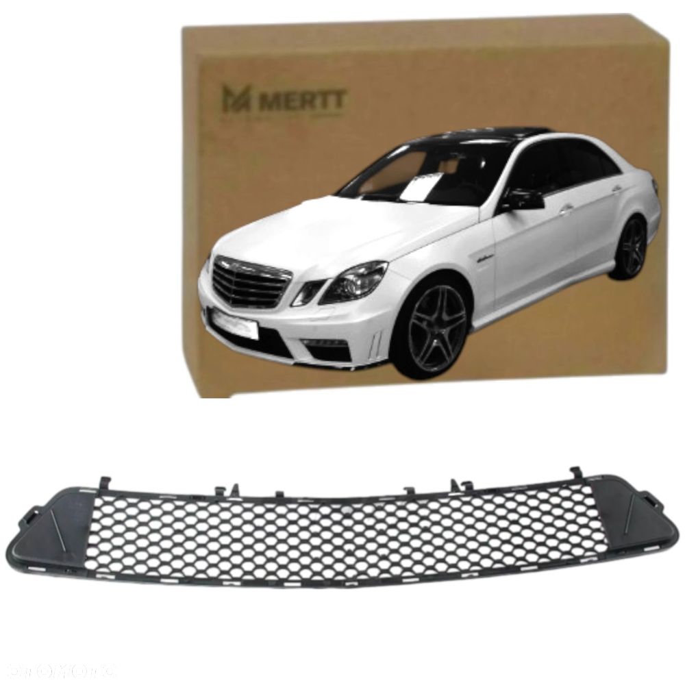 MERCEDES E-KLASA AMG W212 KRATKA ŚRODKOWA ZDERZAKA ATRAPA DOLNA A2128851253 - 2