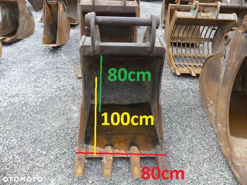 Łyżka do kopania 80cm Liebherr SW48 Likufix - 2