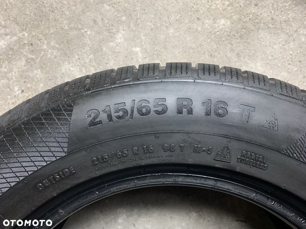 4x Opony Continental 215/65 R16 98t WinterContact TS850P - 4