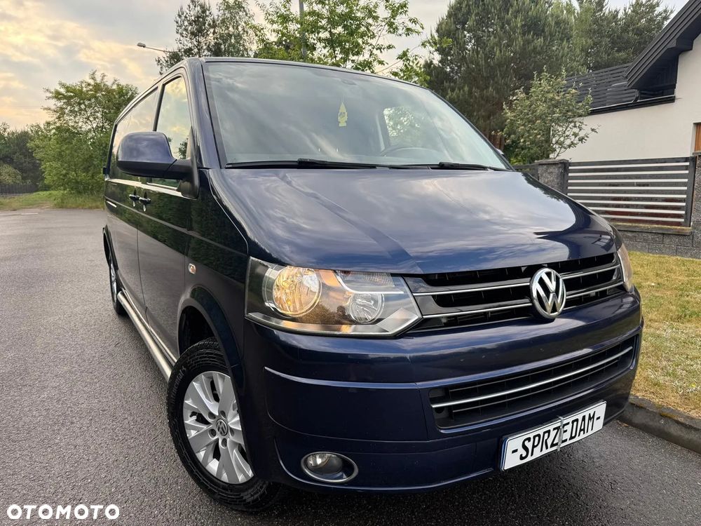 Volkswagen TRANSPORTER T5 L2H1 LIFT Długi Klima Elektryka Tempomat Furgon 3os. Rury Hak Pdc - 3